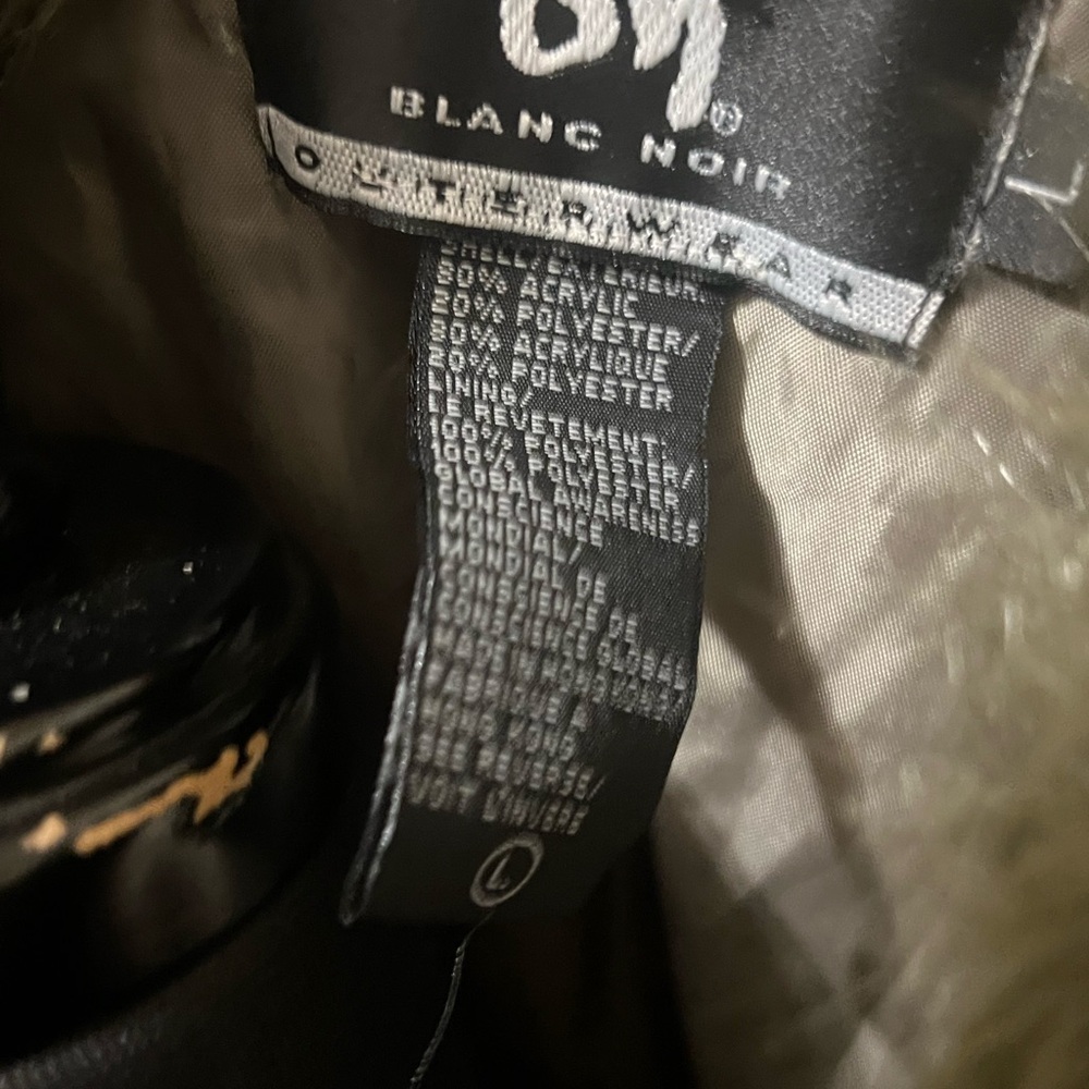💜Blanc noir    outwear  vest large - Picture 2 of 3